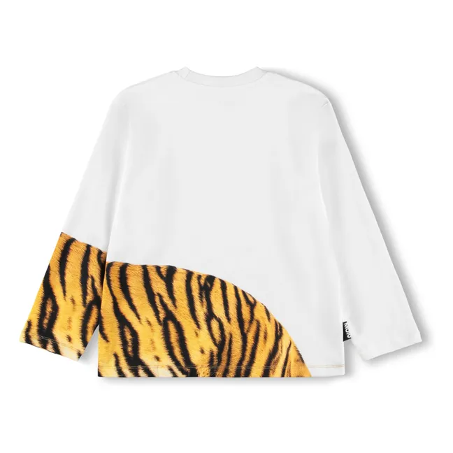 Rollo Tigre organic cotton T-shirt | White