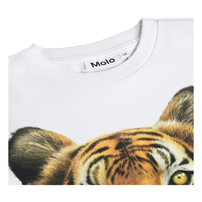 Rollo Tigre organic cotton T-shirt | White
