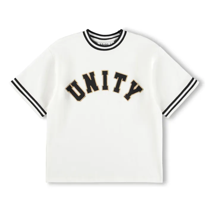 T-shirt Renley Unity Coton Bio | Blanc- Image produit n°0