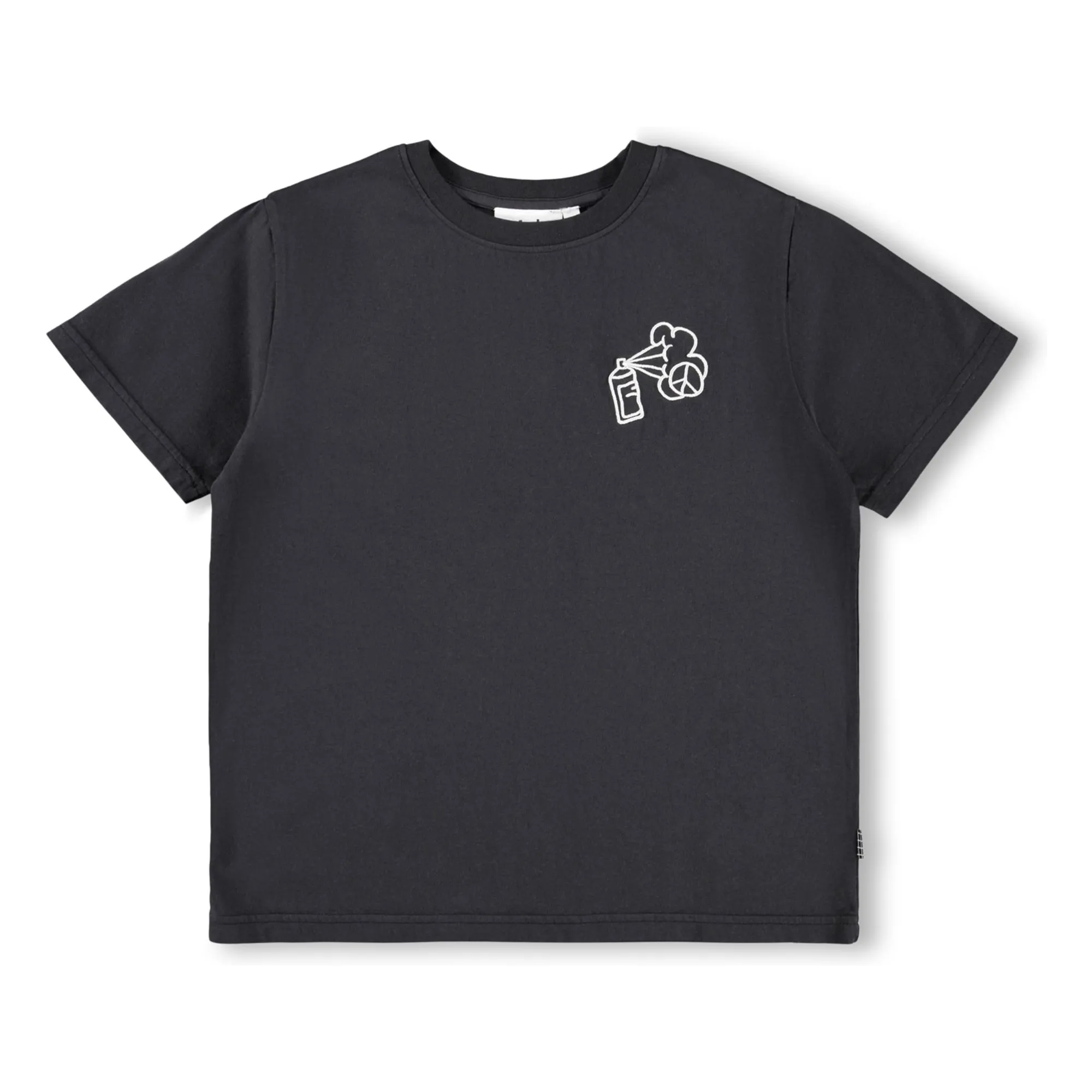 Molo Black Rodney Doodle T-Shirt Organic Cotton