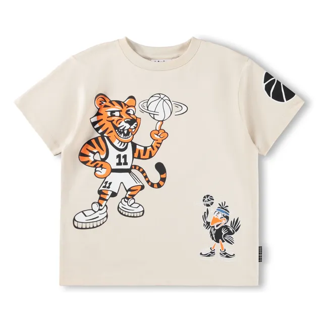 Camiseta de algodón orgánico Rodney Mascots Basketball | Crudo