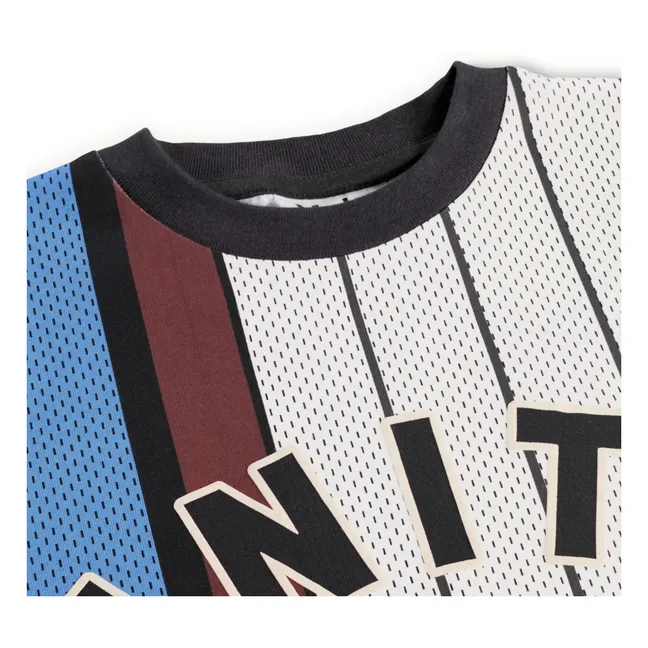 Camiseta de rayas Rodney Unity Algodón orgánico | Azul