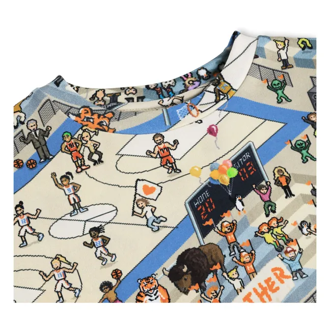 T-shirt Ralphie Basketball Coton Bio | Ecru
