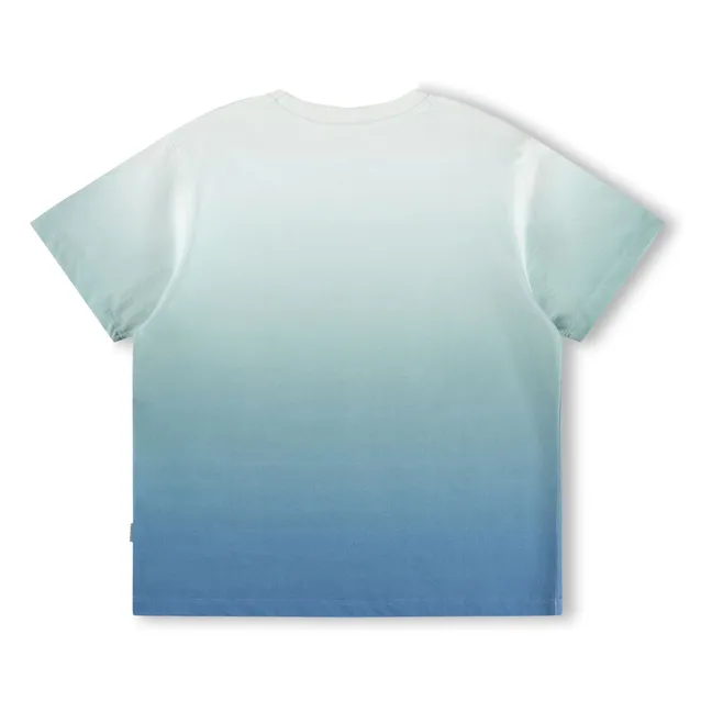 T-shirt Rodney Dégradé Coton Bio | Bleu
