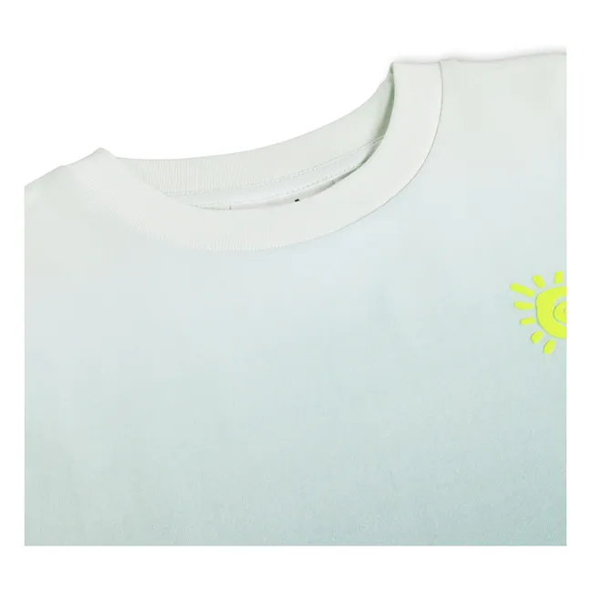 Camiseta de algodón orgánico Rodney Gradient | Azul