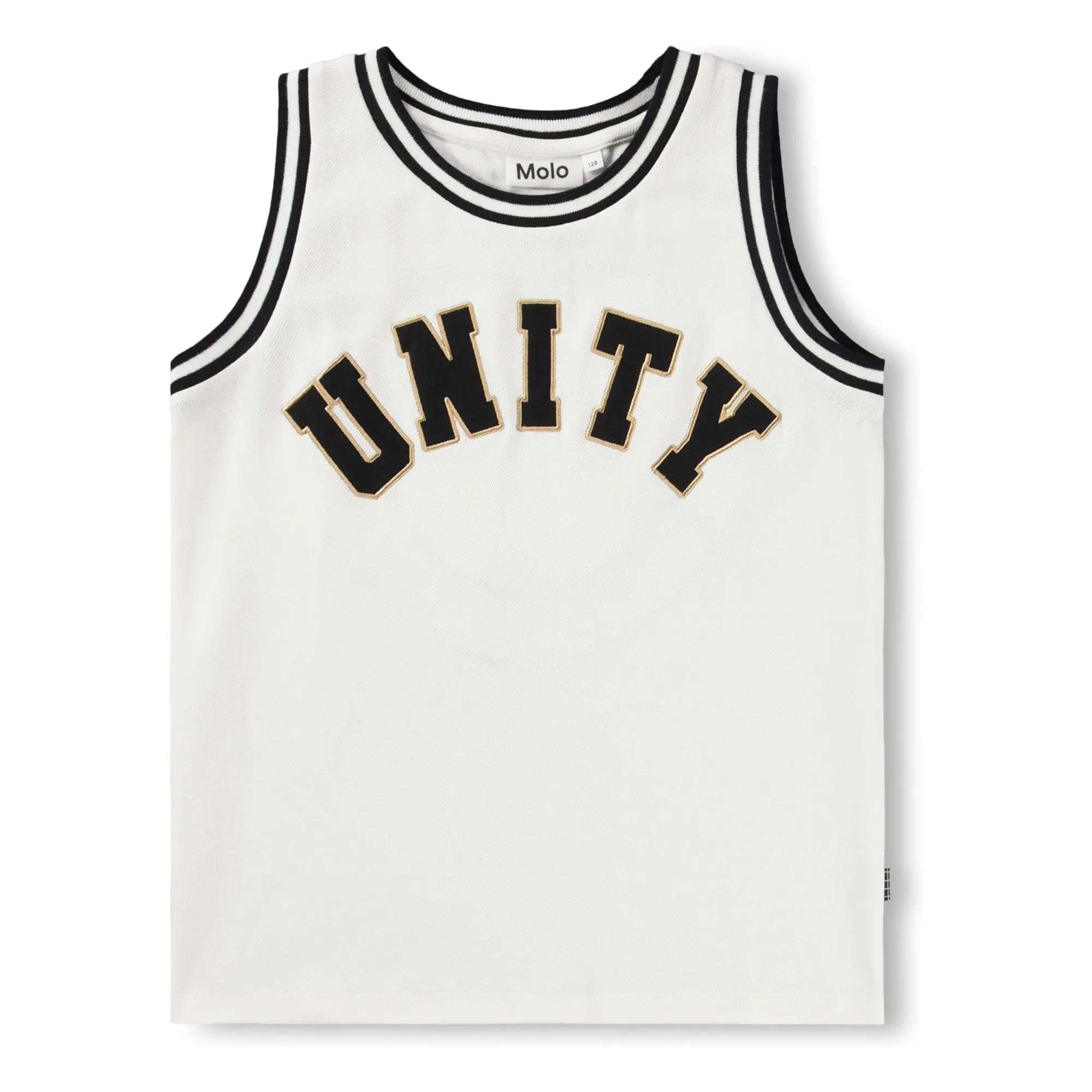 Molo White Real Unity Organic Cotton Tank Top
