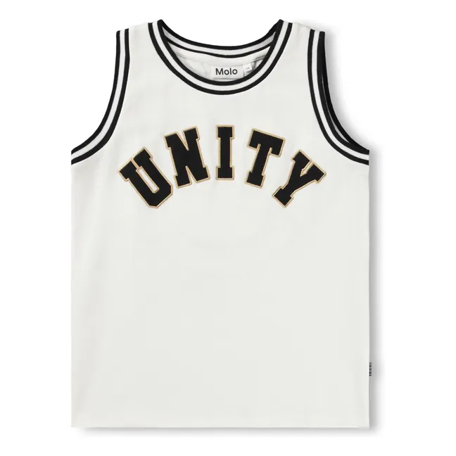 Real Unity organic cotton tank top | White