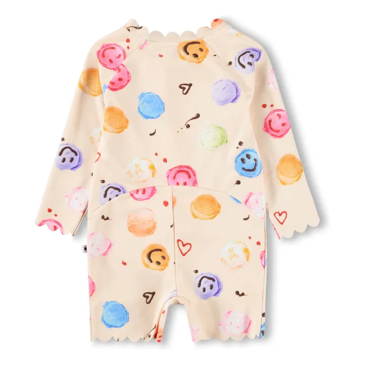 Combinaison de Bain Nigella Glaces Fibres Recyclées | Rose pêche- Image produit n°2