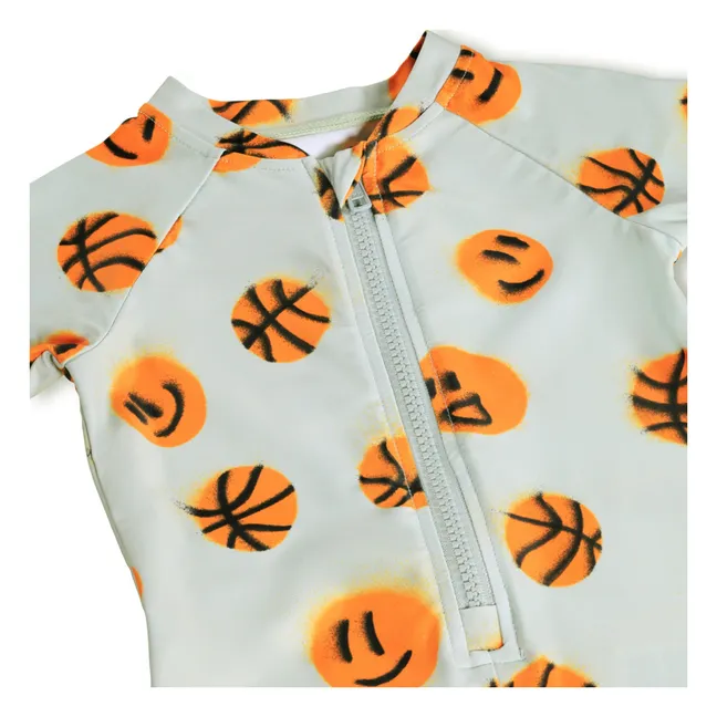 Neka LS Basketballs Bathing Suit Recycled Fibers | Pale blue