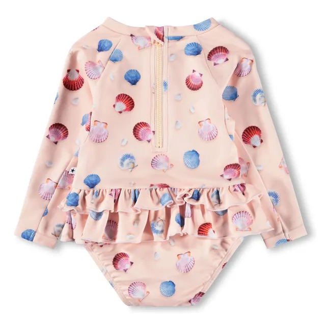 Bañador Narice Conchas Fibras Recicladas | Rosa Pálido