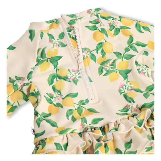 Bañador Narice Limones Fibras Recicladas | Amarillo palo