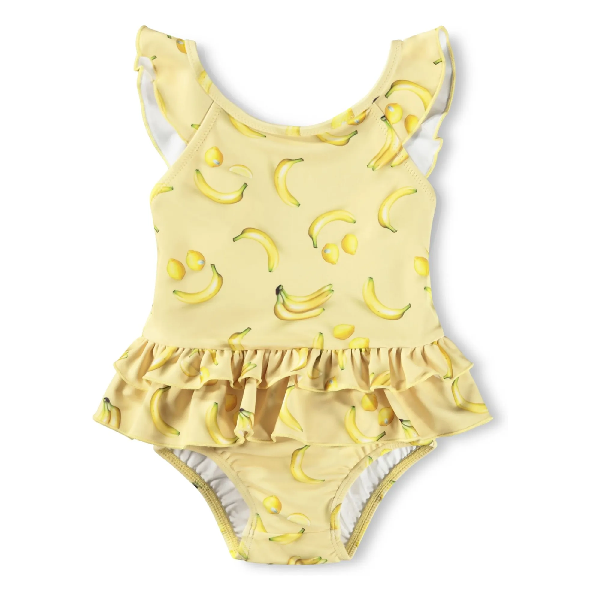 Molo Yellow Swimsuit Nalani Bananas Recycled Fibers