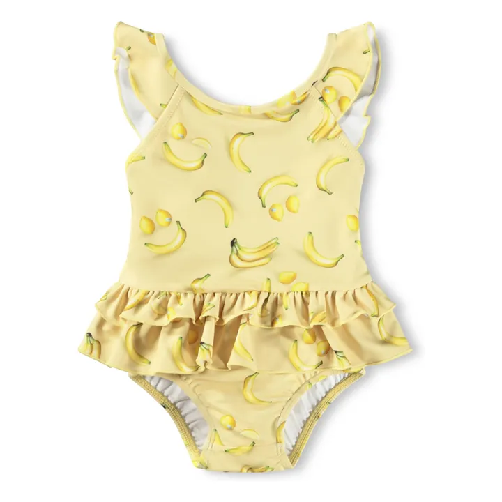 Maillot de Bain Nalani Bananes Fibres Recyclées | Jaune- Image produit n°0