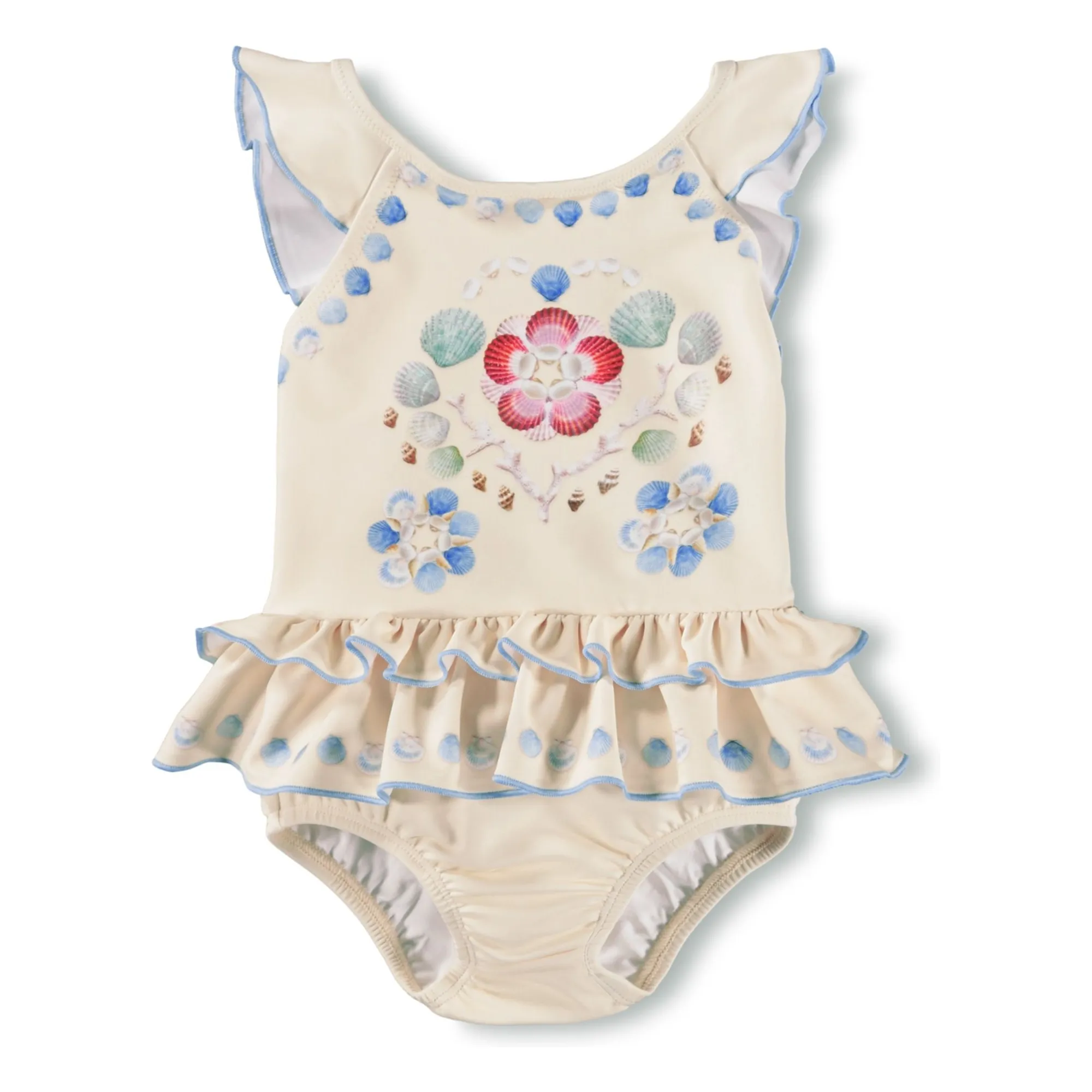 Molo Ecru Nalani Swimsuit Shells Recycled Fibers