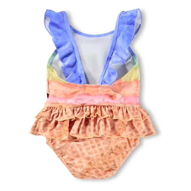 Maillot de Bain Nalani Cornet de Glace Fibres Recyclées | Camel