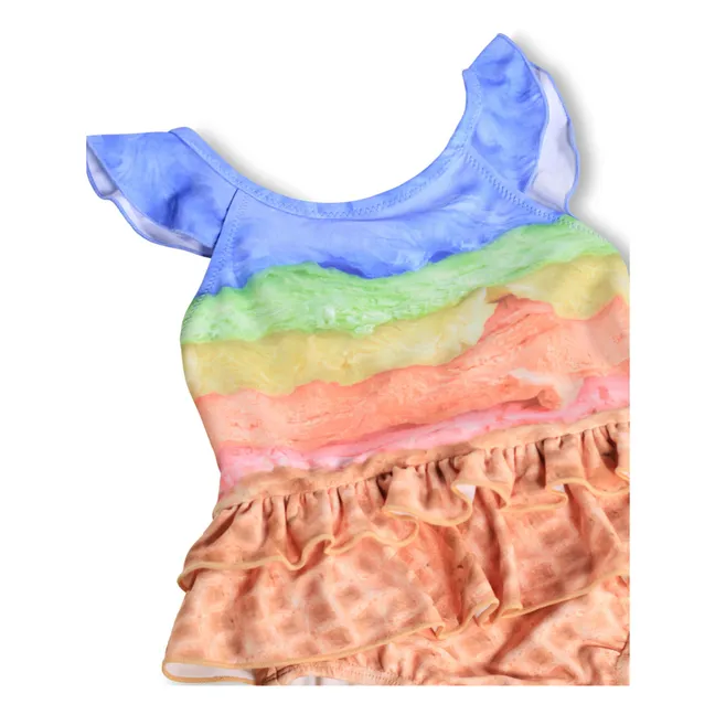 Maillot de Bain Nalani Cornet de Glace Fibres Recyclées | Camel