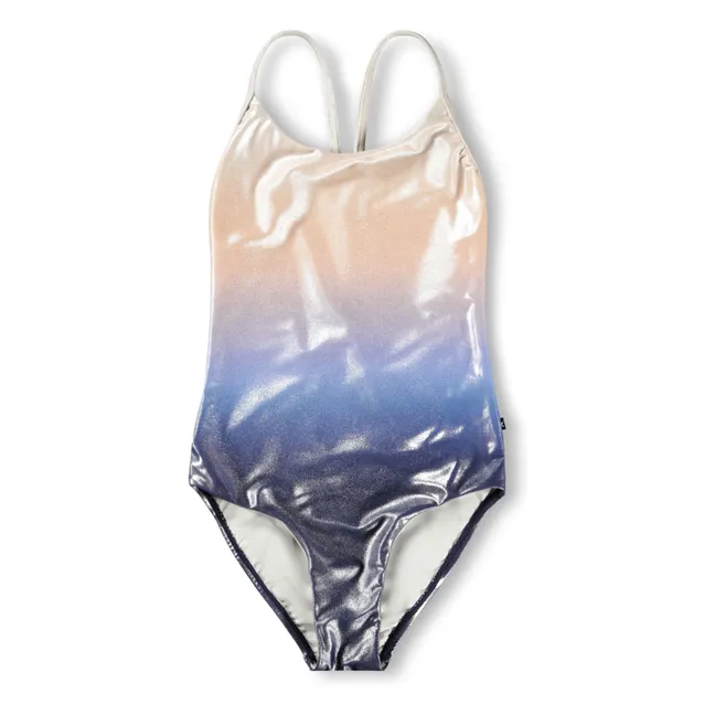 Maillot de Bain Nanna Irisé Fibres Recyclées | Bleu