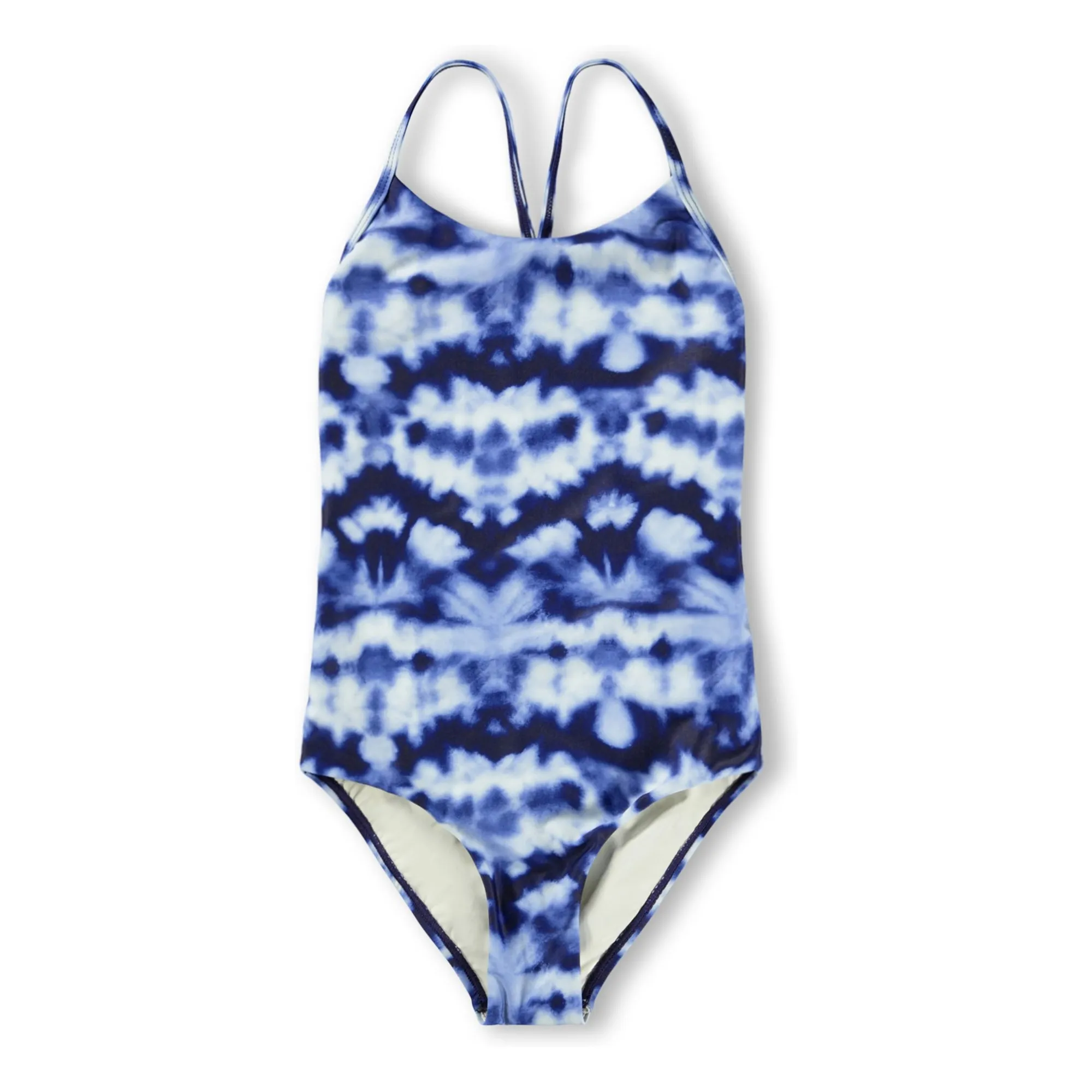 Molo Blue Nanna Tie And Dye Swimsuit Recycled Fibers