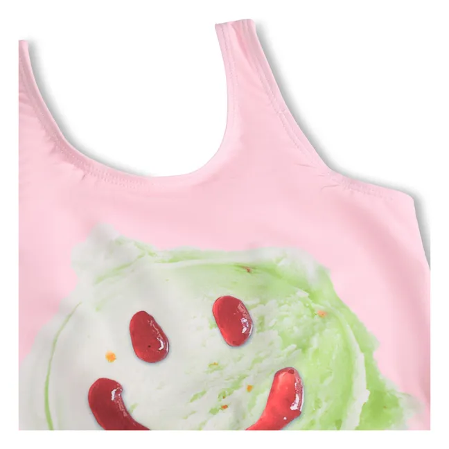 Maillot de Bain Nika Glace Fibres Recyclées | Rose