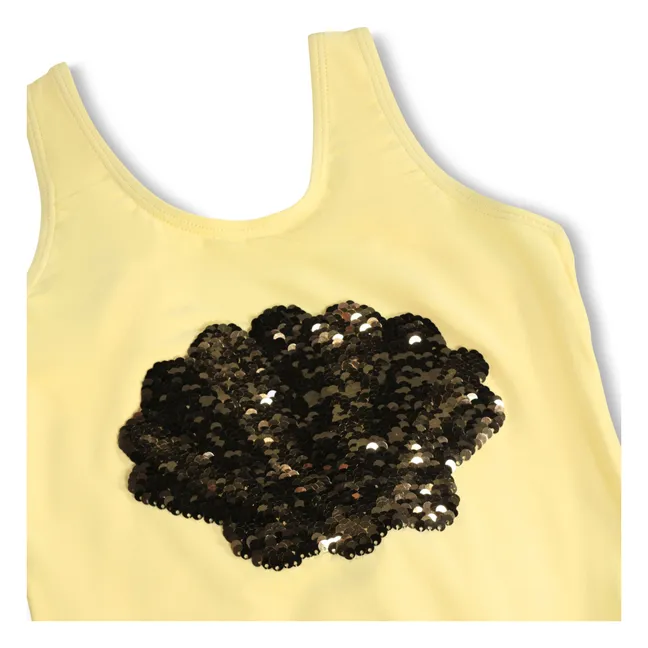 Maillot de Bain Nika Coquillage Fibres Recyclées | Jaune