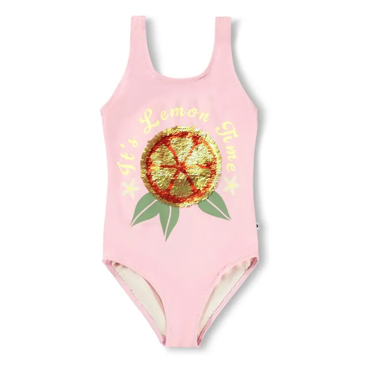 Bañador Nika Lemon Fibras recicladas | Rosa Pálido- Imagen del producto n°0