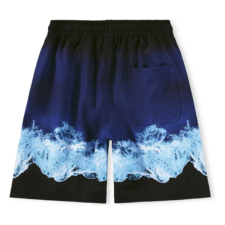 Short de Bain Nilson Vagues Fibres Recyclées | Bleu marine- Image produit n°2
