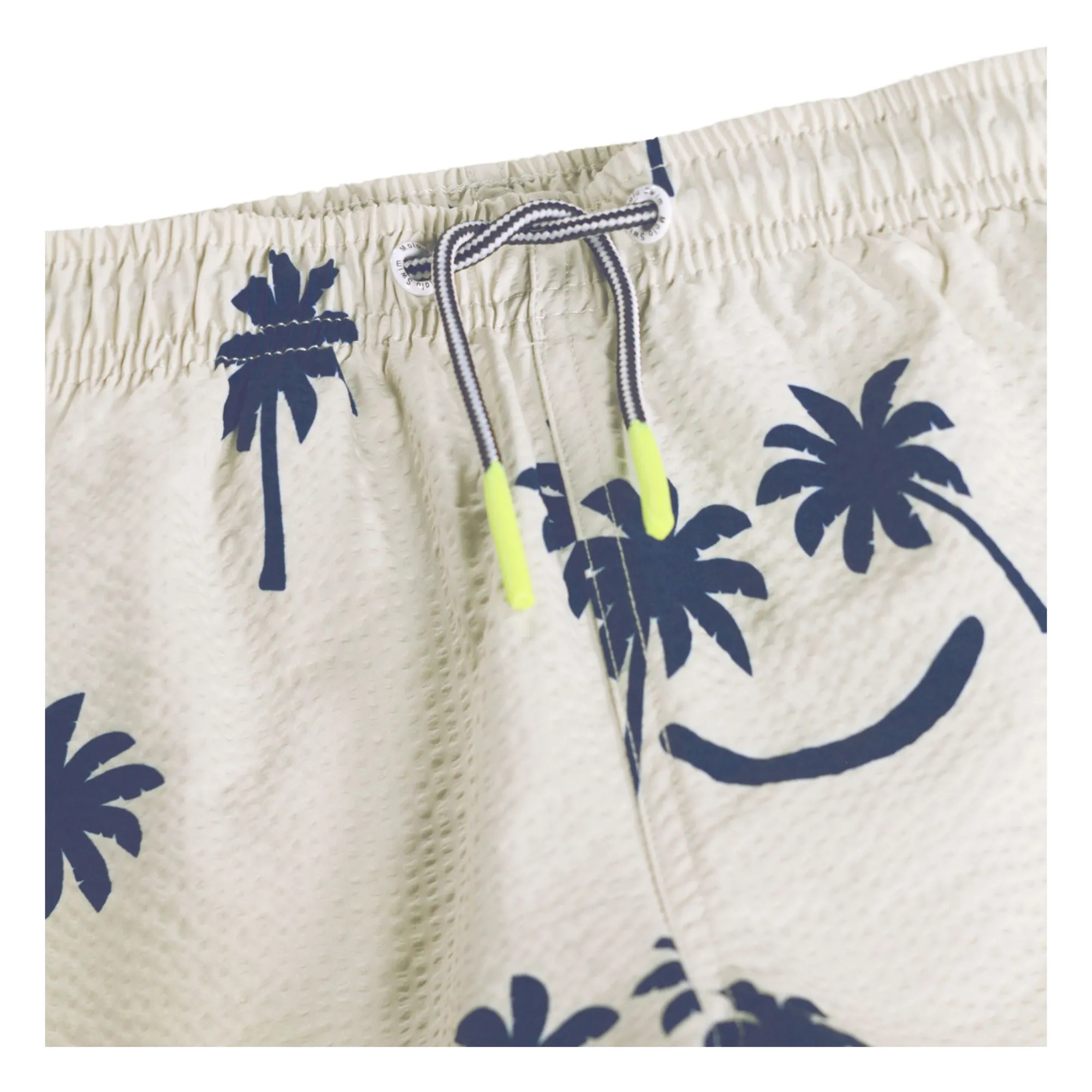 Short de Bain Niko Palmiers | Gris- Image produit n°2