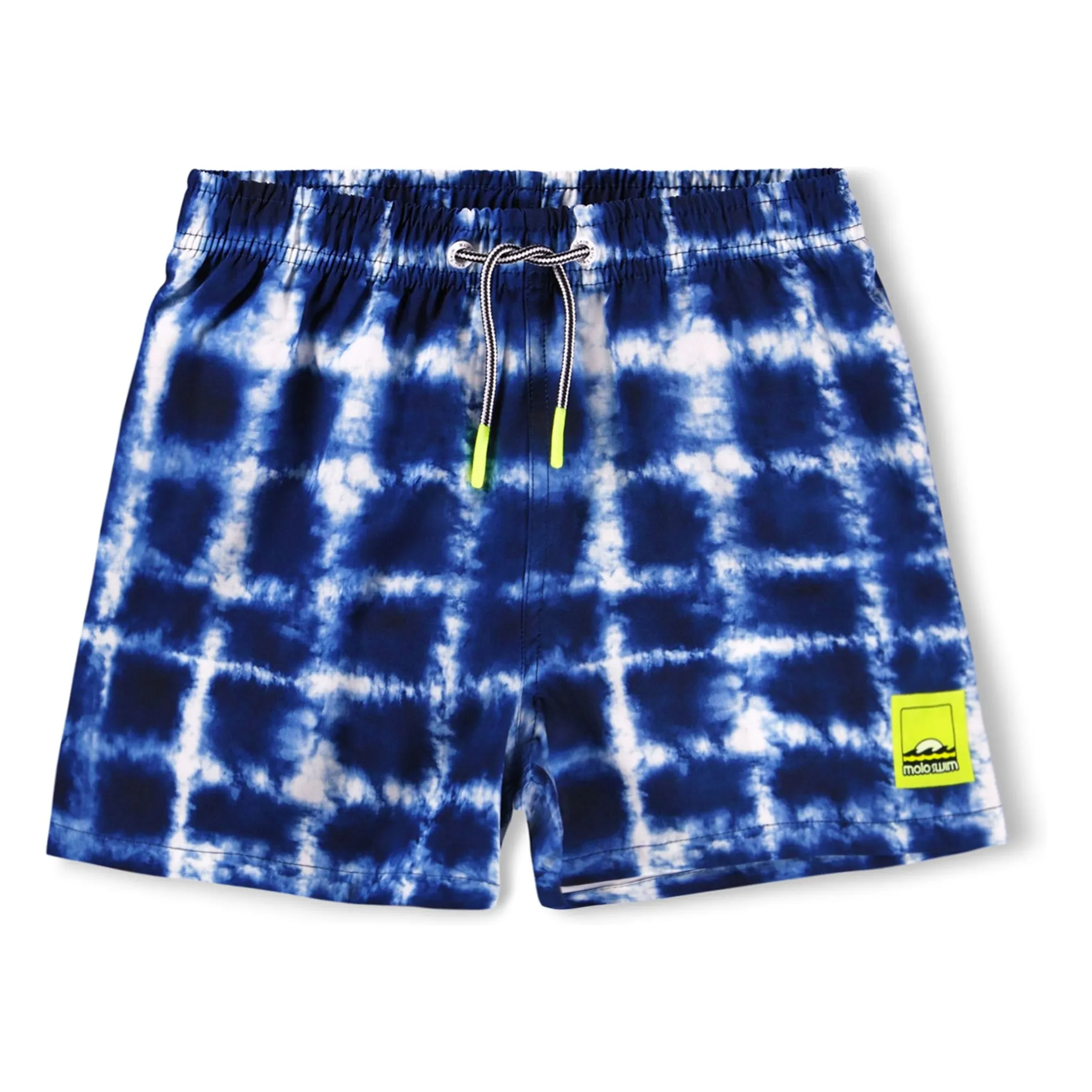 Molo Navy Blue Niko Tie And Dye Recycled Fiber Swim Shorts