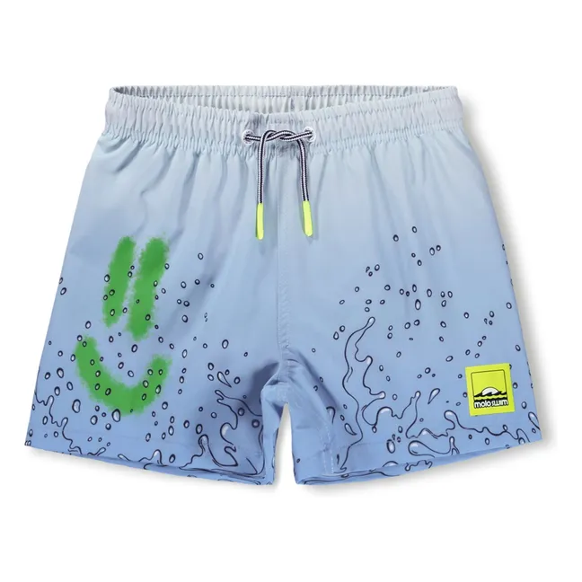 Pantaloncini da bagno Niko Splash Fibre riciclate | Azzurro fiordaliso