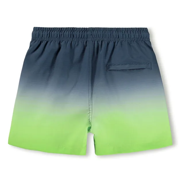 Pantaloncini da bagno in fibra riciclata degradata Niko | Verde fluo
