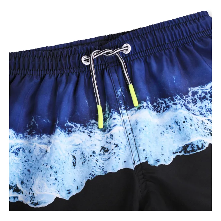 Niko Wave Swim Shorts Recycled Fibers | Navy blue- Product image n°2