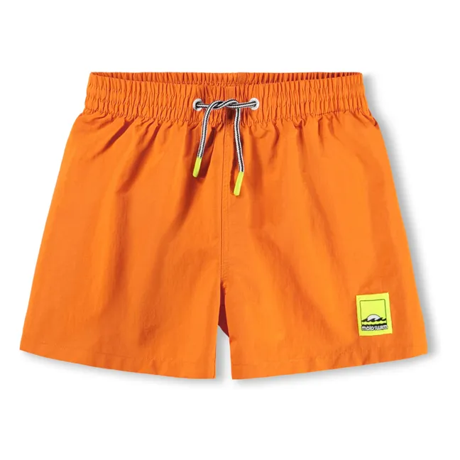Culotte de baño de fibra sólida Niko | Naranja