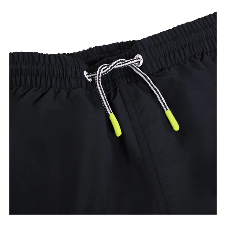 Short de Bain Niko Solid Fibres Recylclées | Noir- Image produit n°1