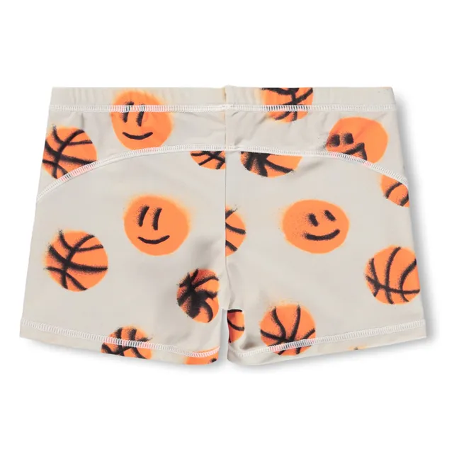 Norton Basketballs Badeshorts aus recycelten Fasern | Beige