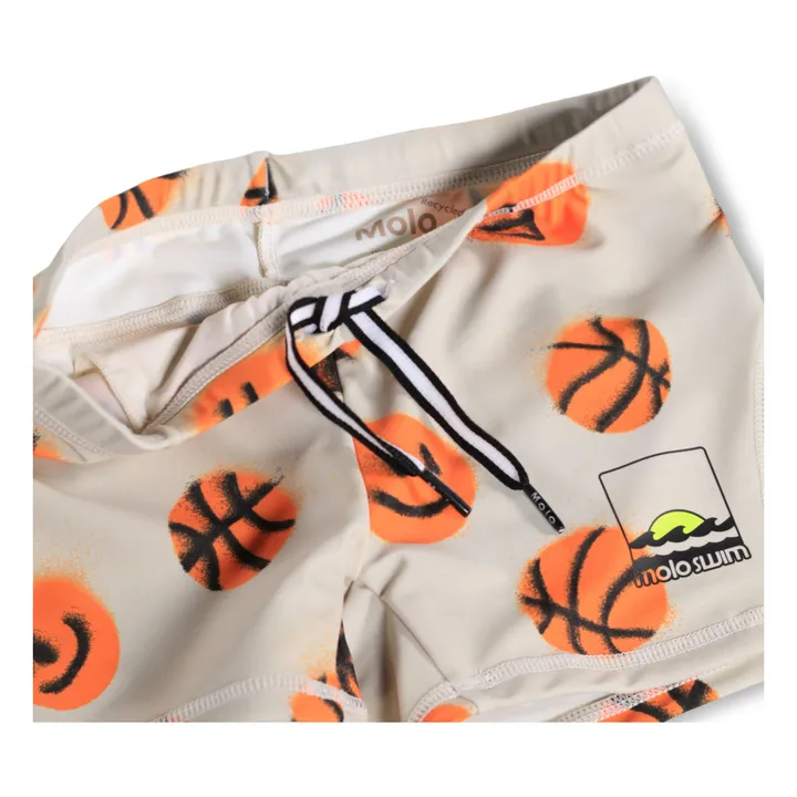 Norton Basketballs Recycled Fiber Swim Shorts | Beige- Product image n°1