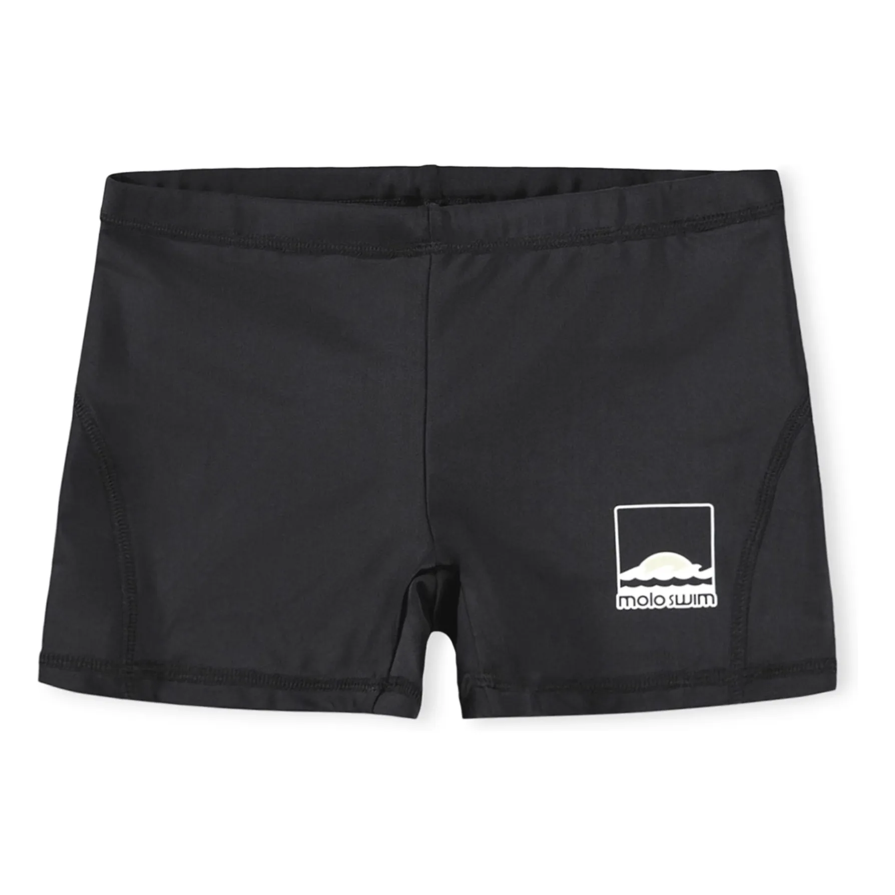 Molo Black Norton Recycled Fiber Swim Shorts