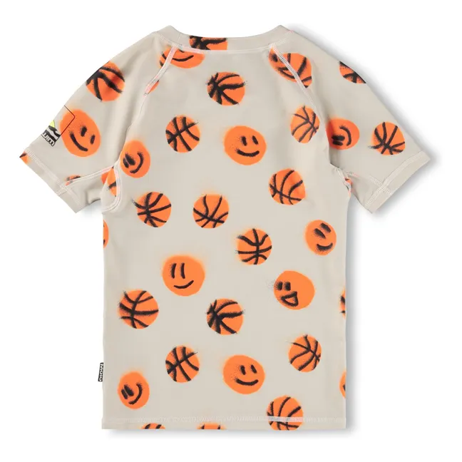 Camiseta Neptune Basketballs Anti-UV Fibras recicladas | Beige