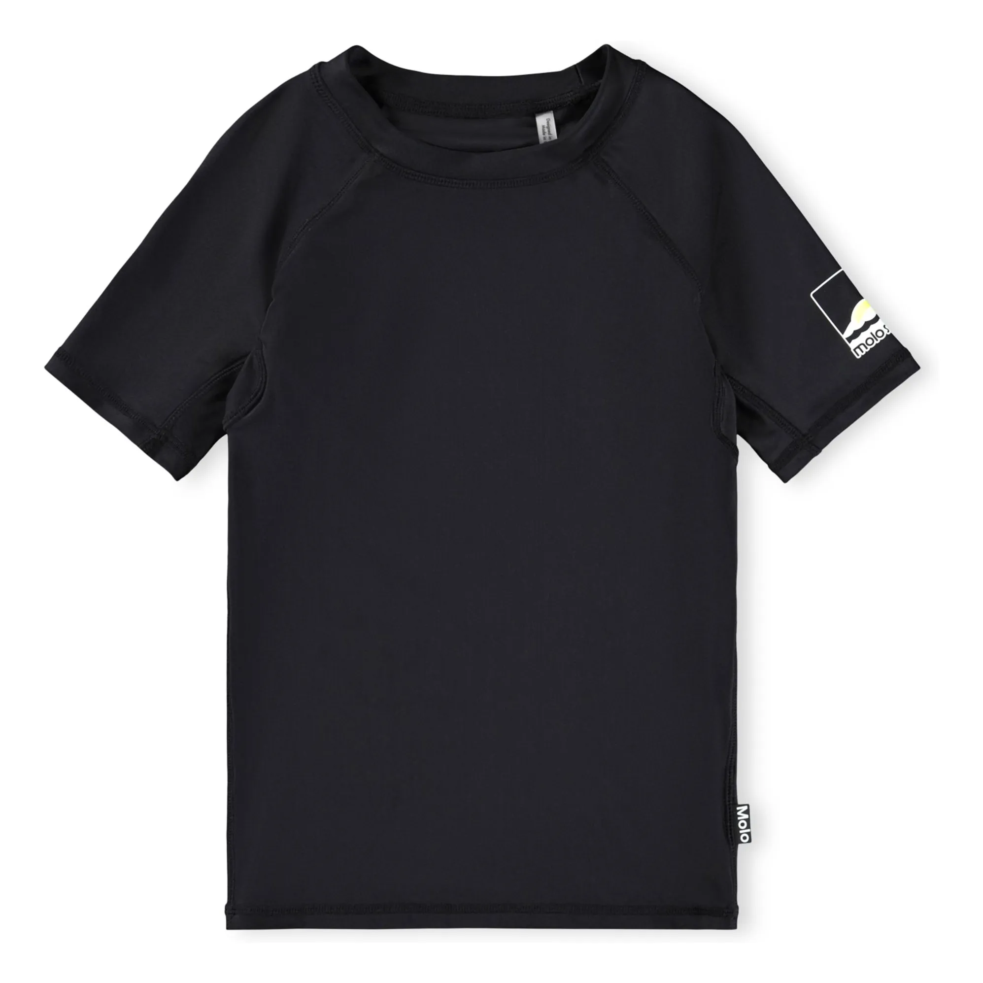Molo Black Neptune Anti-Uv T-Shirt Recycled Fibers