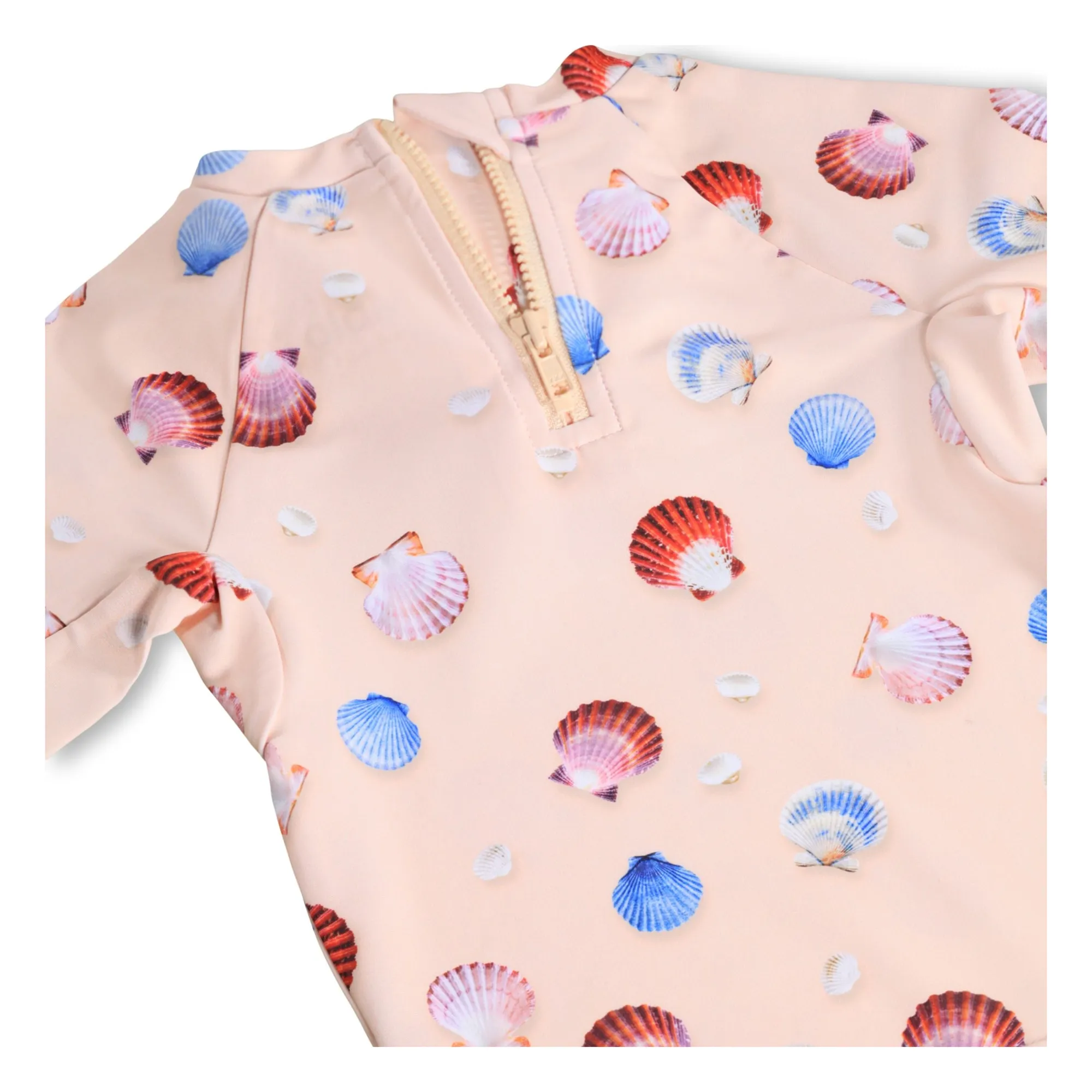T-shirt Anti-UV Nemo Coquillages Fibres Recyclées | Rose pâle- Image produit n°2