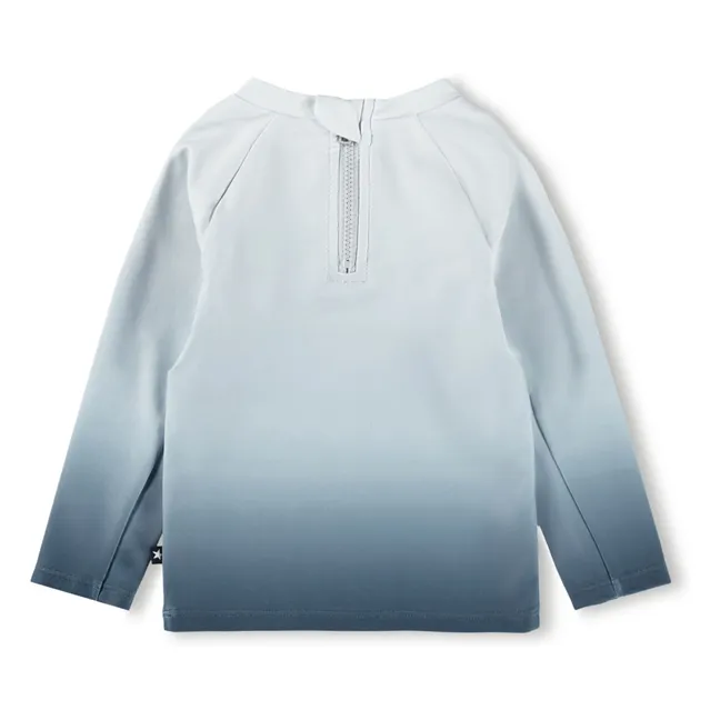 Camiseta Nemo Palm Smile Anti-UV Fibras Recicladas | Azul Gris