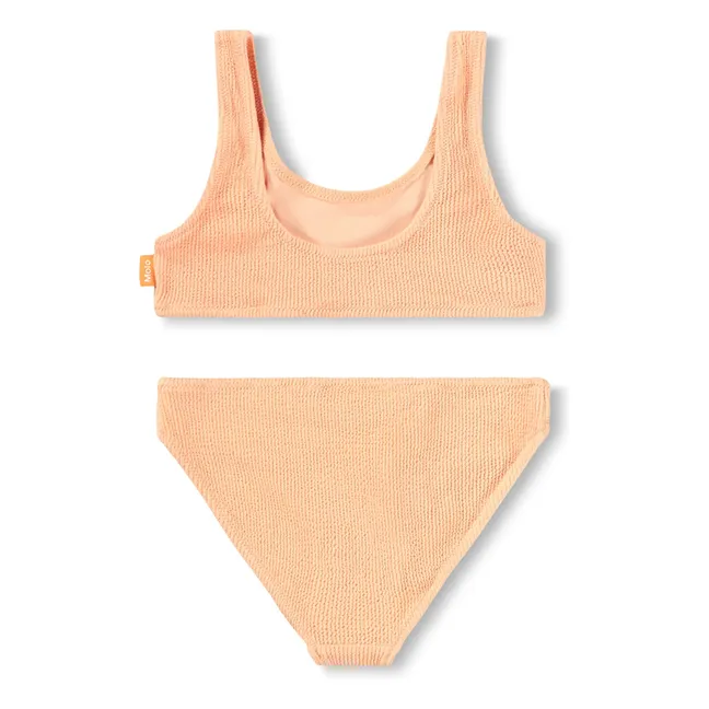 Ribbed Swimsuit Nola Crepe Recycled Fibers | Orange