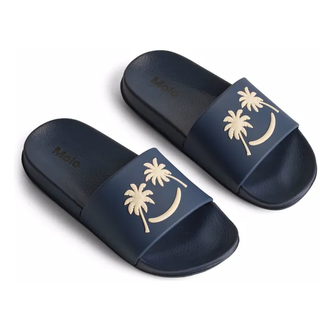 Zhappy Palm Smile Sandali da spiaggia | Blu marino