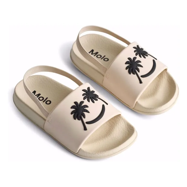 Zhappy Palm Smile Sandali da spiaggia | Ecru