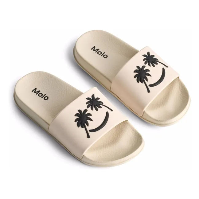 Zhappy Palm Smile Sandali da spiaggia | Ecru