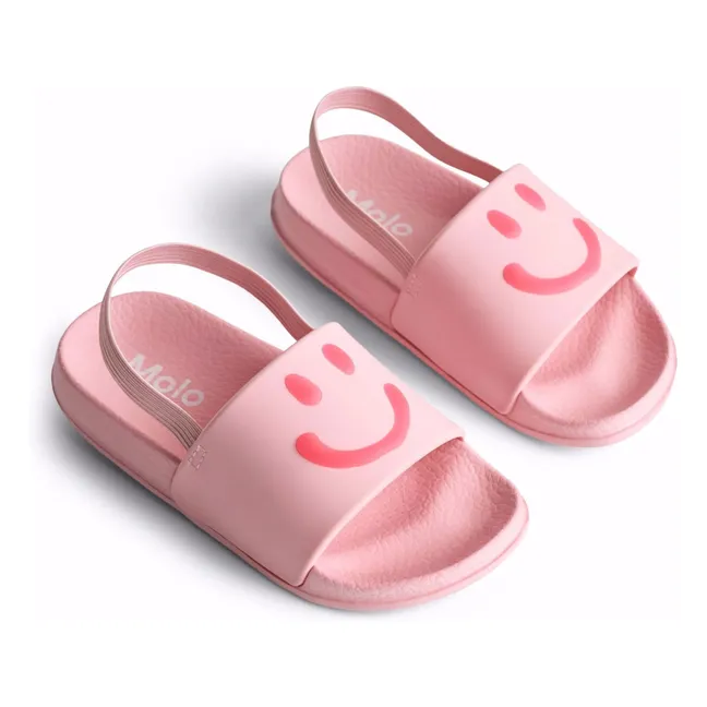 Sandalias de playa Zhappy Smile | Rosa Pálido