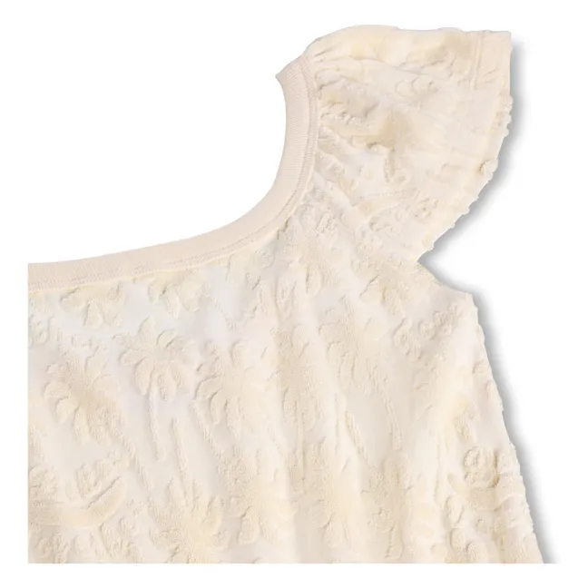 Combishort Eponge Avery Palmiers | Ecru