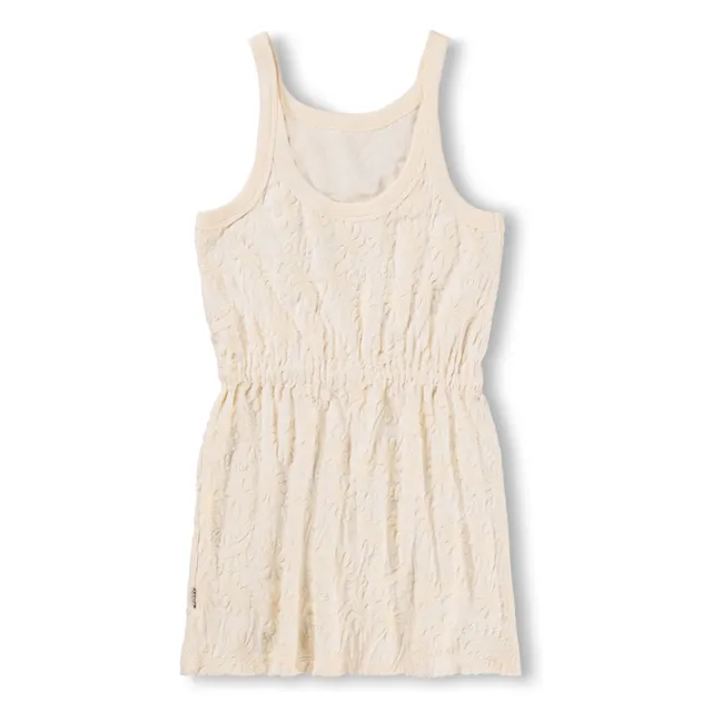 Camden Palm Playsuit | Ecru