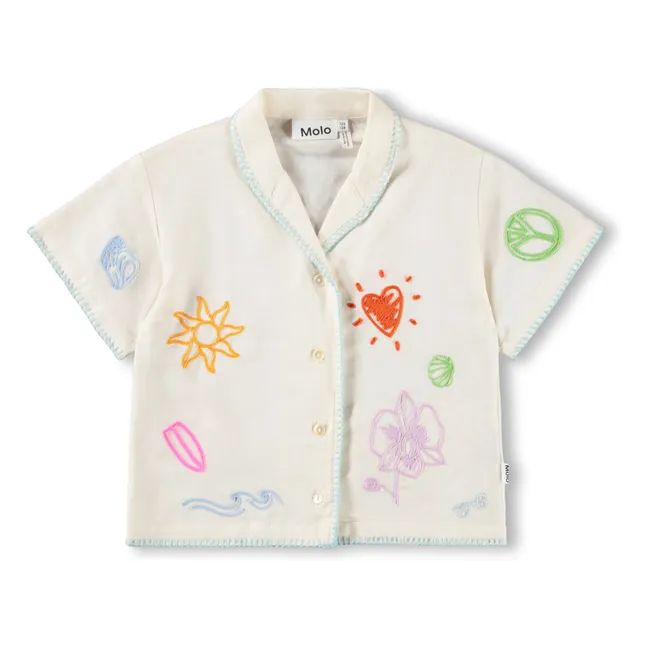 Chemise Rosalle Minis Doodles | Ecru