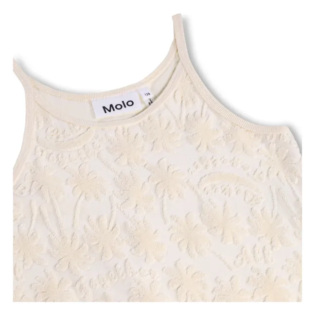 Camiseta de tirantes Rice Palm | Crudo