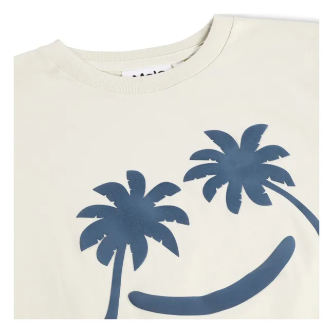 T-shirt Rame Palm Smile | Ecru
